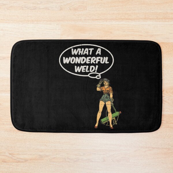 Item preview, What A Wonderful Weld - Retro Vintage Comic Welder Girl designed and sold by JordanHolmes.