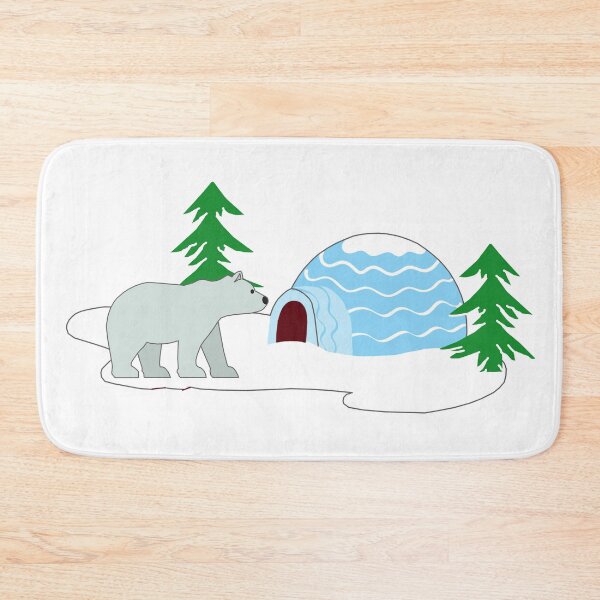 Item preview, Is anybody home? Polar Bear peers into igloo! designed and sold by janraydesigns.