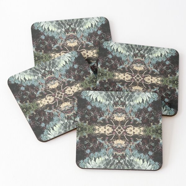 Item preview, Botanical, Divine -  Summer Succulent Fusion Patterns in  Teal, Green and Deep Purple designed and sold by RoseAromas.