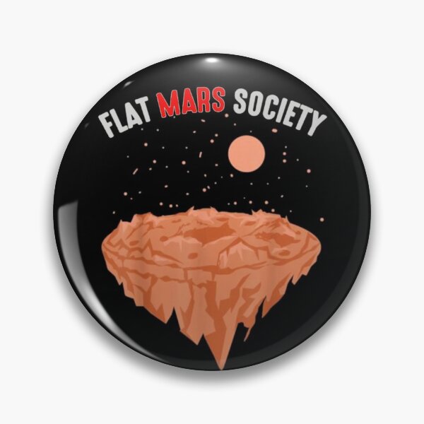 Item preview, Flat Mars Society designed and sold by zurckoov.
