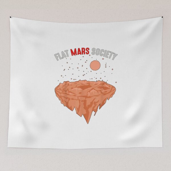 Item preview, Flat Mars Society designed and sold by zurckoov.