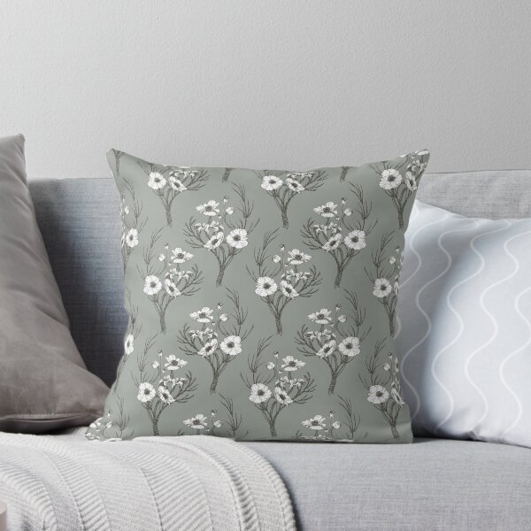 Item preview, Anemones Bouquet on grey designed and sold by tikhomirova-art.
