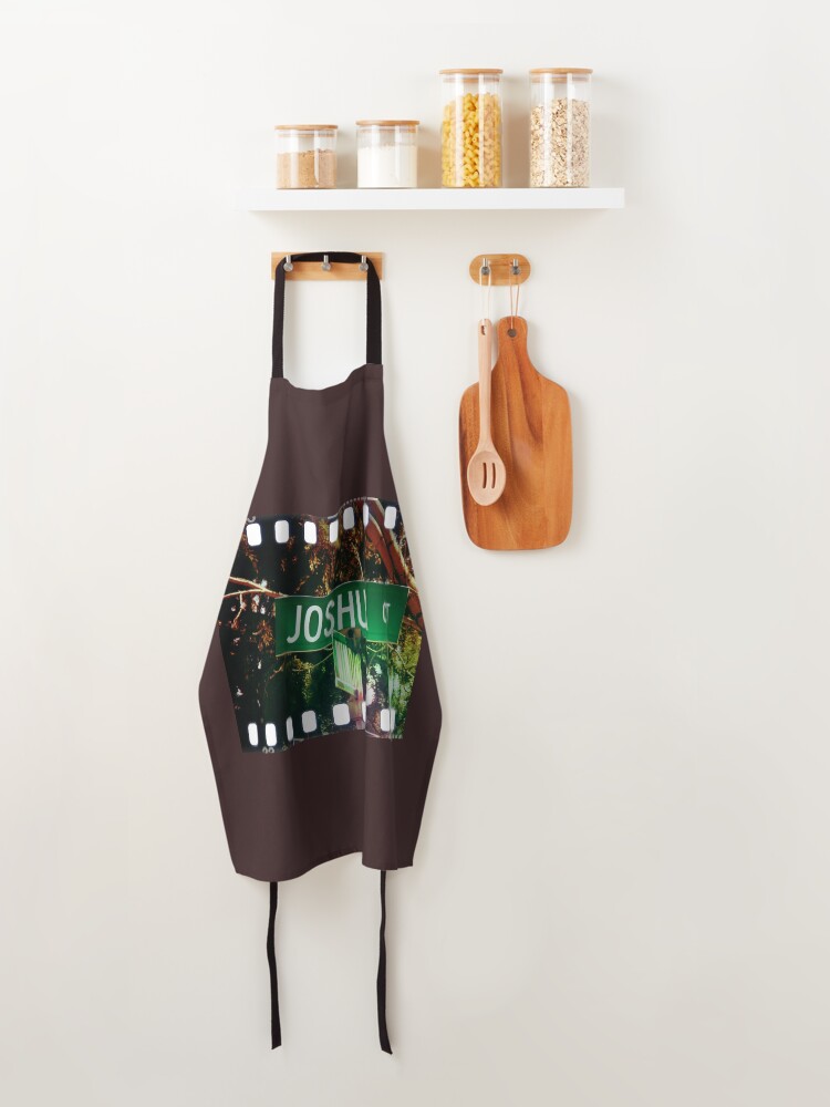 Alternate view of Joshua, Joshua magnet, Joshua sticker, Joshua mug Apron