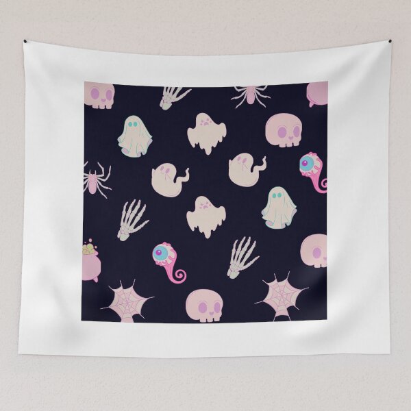 Item preview, Spiders, Ghosts & Skeletons Repeated Pattern Design  designed and sold by RobbieTaylor.