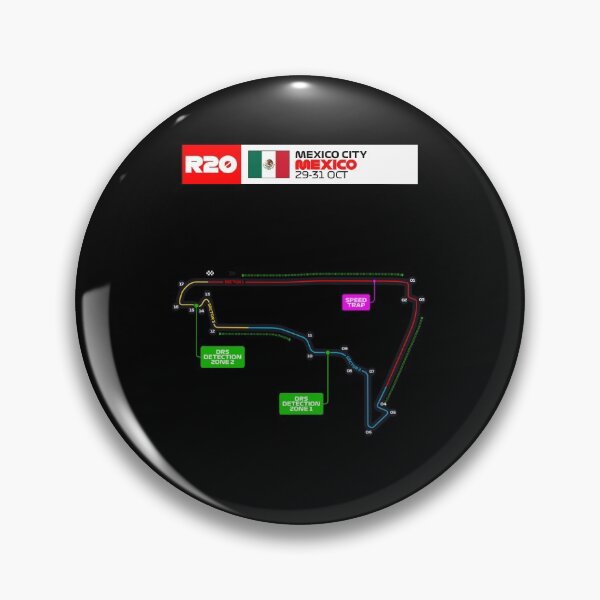 Item preview, Mexico City Grand Prix Calendar Formula Race Car Circuit Name 2021 designed and sold by OnlyPrint20.