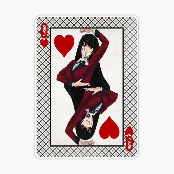 Anime Kakegurui Yumeko Poker Cards Playing Cards Board Game Cards