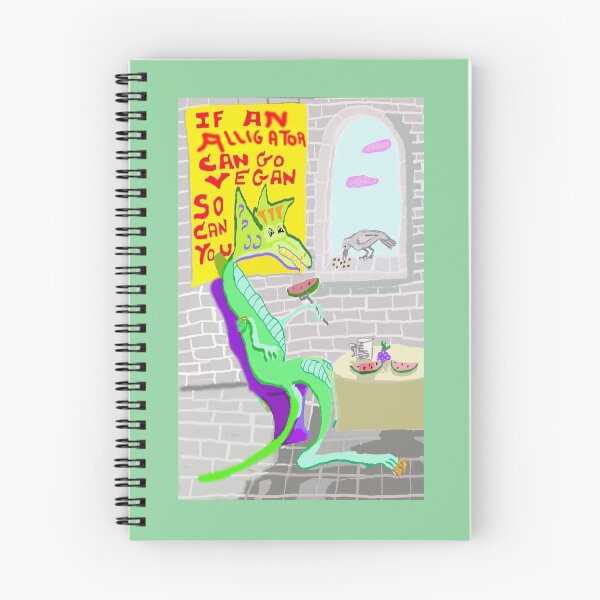 Item preview, If An Alligator Can Go Vegan, So Can You designed and sold by pinkyjainpan.