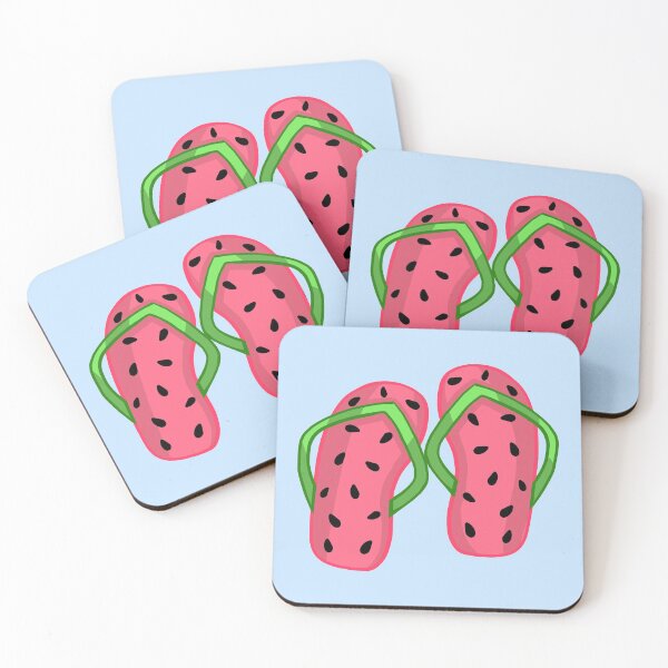 Item preview, Watermelon Flip Flops designed and sold by CeilingFansArt.