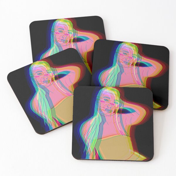 Item preview, Psychedelic portrait designed and sold by Haley-noelle.