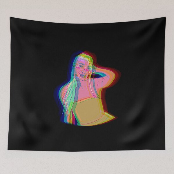 Item preview, Psychedelic portrait designed and sold by Haley-noelle.