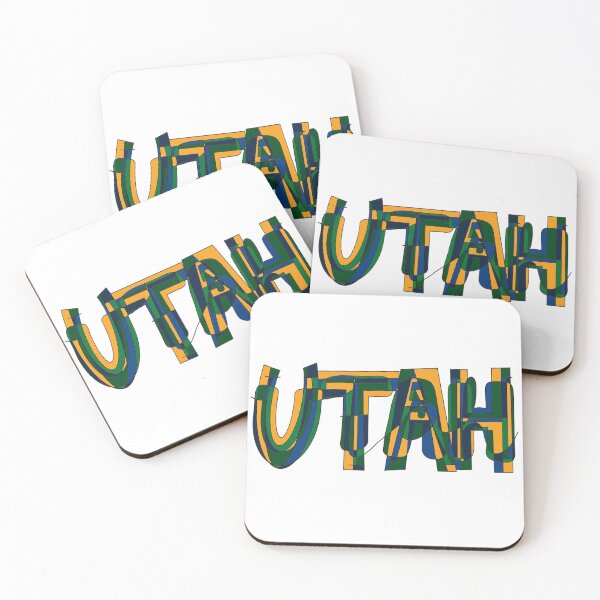 Item preview, Blue, Green, and Yellow Utah Word Doodle designed and sold by klaireep.