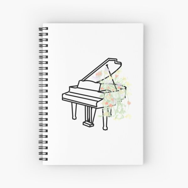 Piano Growth Spiral Notebook