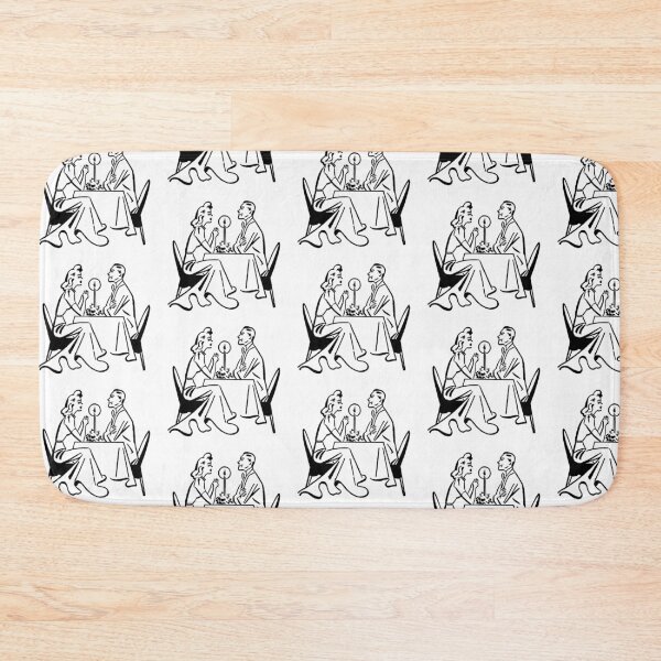 Item preview, Retro Dinner Date designed and sold by SockSandwich.