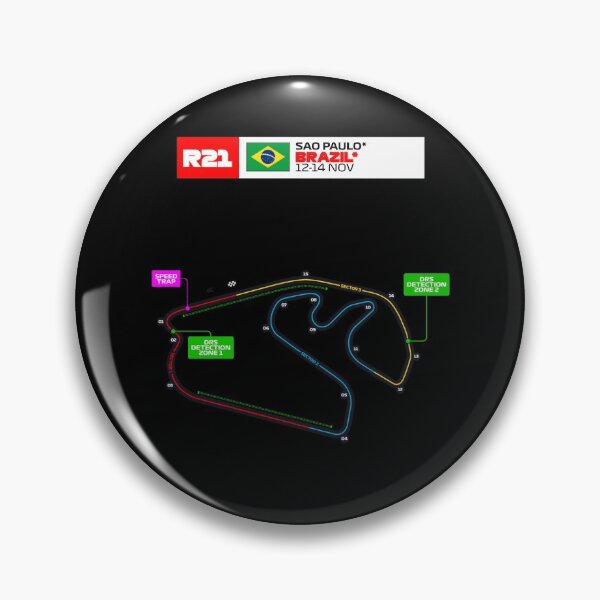 Item preview, Sao Paulo Grand Prix Calendar Formula Race Car Circuit Name 2021 designed and sold by OnlyPrint20.