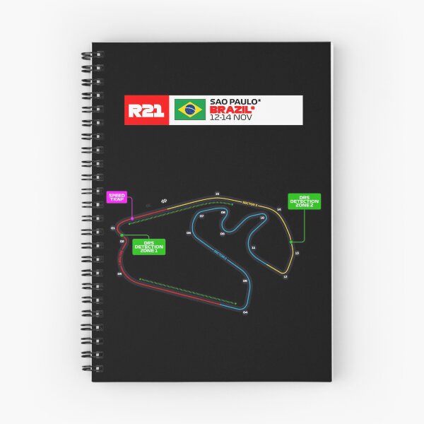 Item preview, Sao Paulo Grand Prix Calendar Formula Race Car Circuit Name 2021 designed and sold by OnlyPrint20.