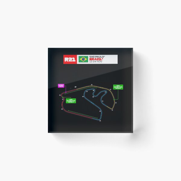 Item preview, Sao Paulo Grand Prix Calendar Formula Race Car Circuit Name 2021 designed and sold by OnlyPrint20.