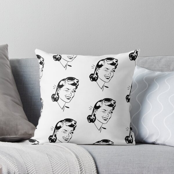 Item preview, Winking Retro Lady designed and sold by SockSandwich.