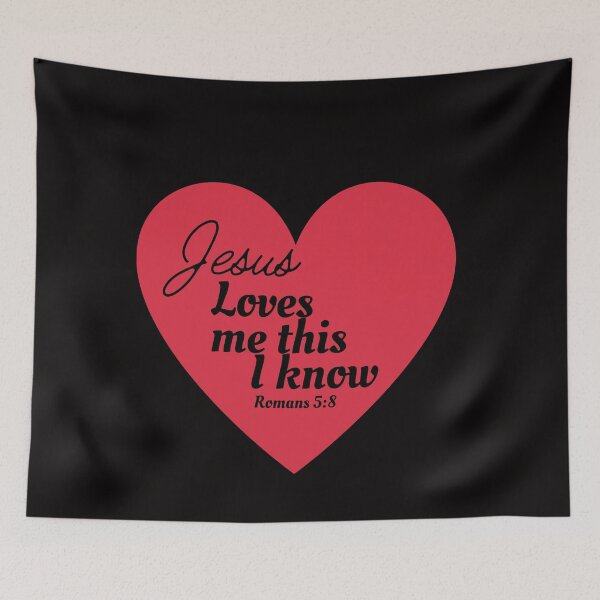 Item preview, Jesus Loves Me designed and sold by Lilaclown.