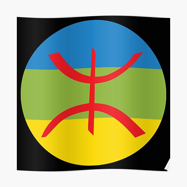 "Amazigh Flag" Poster for Sale by Eldjama Redbubble