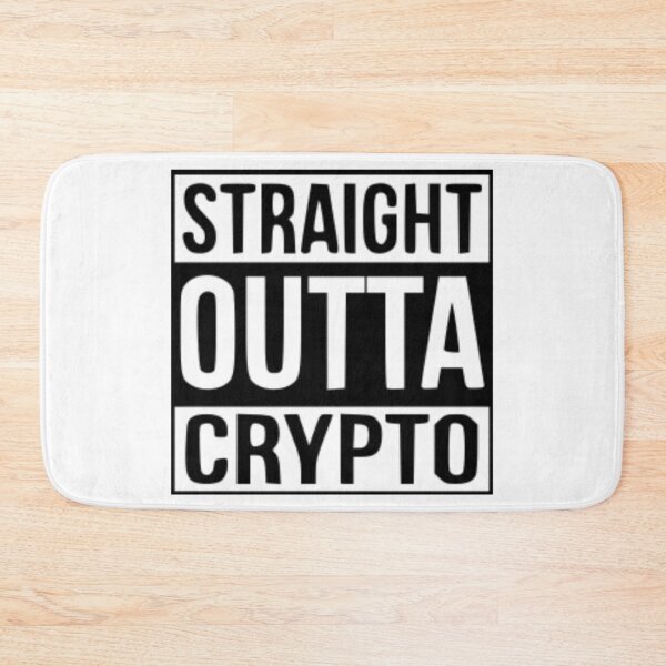 Item preview, Straight Outta Crypto designed and sold by SiddharthaMoon.