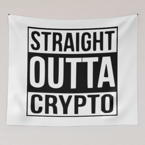 Item preview, Straight Outta Crypto designed and sold by SiddharthaMoon.
