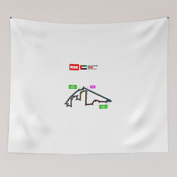 Item preview, Abu Dhabi Grand Prix Calendar Formula Race Car Circuit Name 2021 designed and sold by OnlyPrint20.