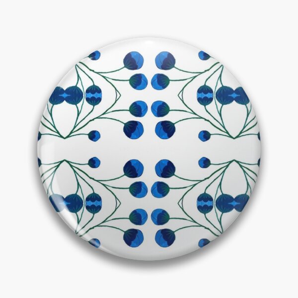 Item preview, Flowery blue & white pattern2 designed and sold by angran.