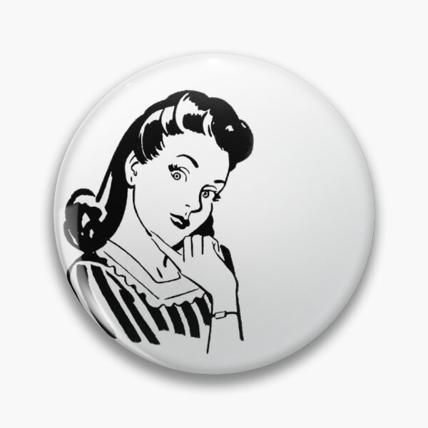 Item preview, Retro Pin-up Pop Art Lady designed and sold by SockSandwich.