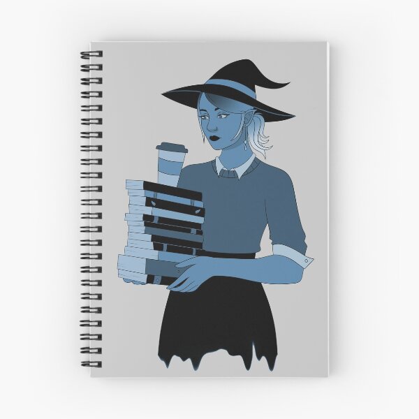 Item preview, Book witch design designed and sold by Tioomeow.