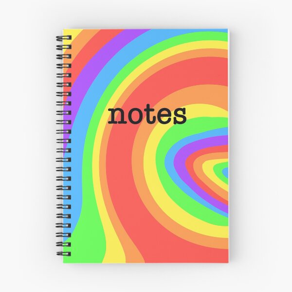 Item preview, Rainbow Tie Dye Notes designed and sold by CeilingFansArt.