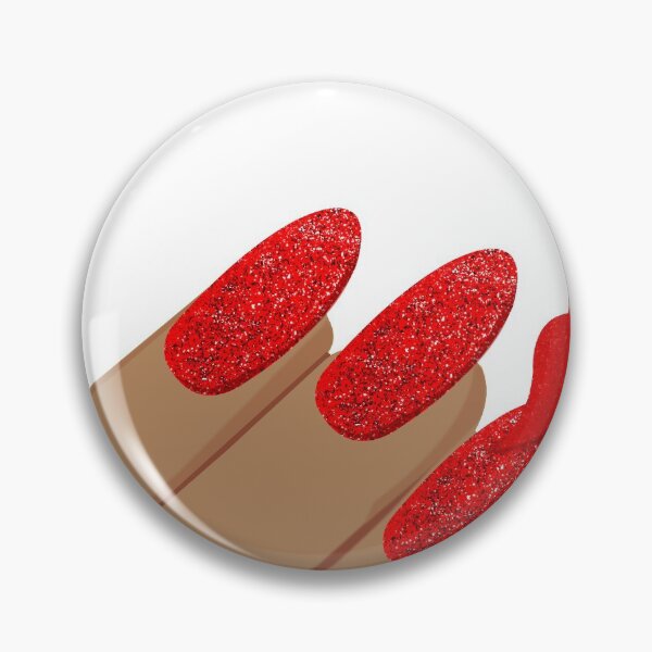 Item preview, Red Glitter Nails Emoji designed and sold by rhicha.