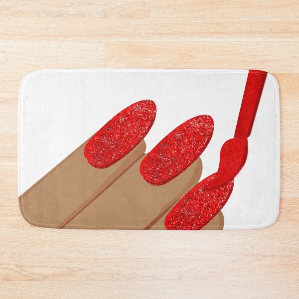 Item preview, Red Glitter Nails Emoji designed and sold by rhicha.