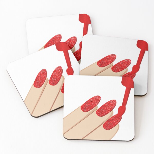 Item preview, Copy of Red Glitter Nails Emoji designed and sold by rhicha.
