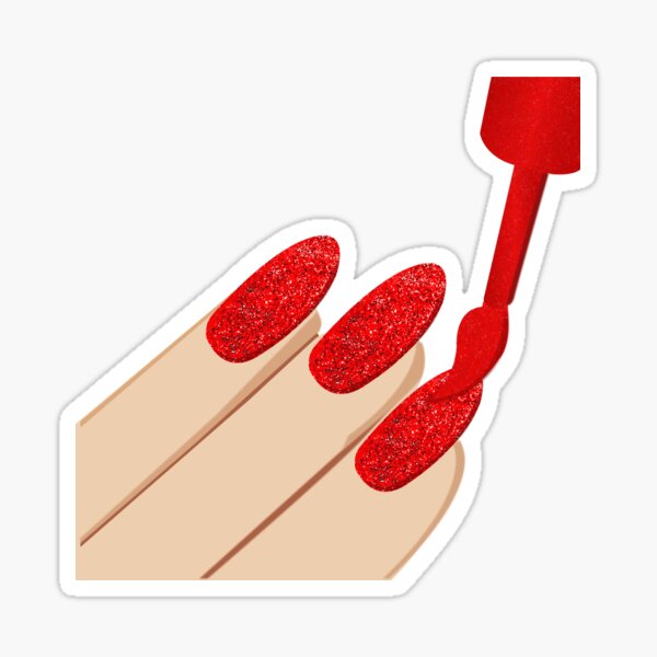 Nail Emoji Stickers for Sale Redbubble