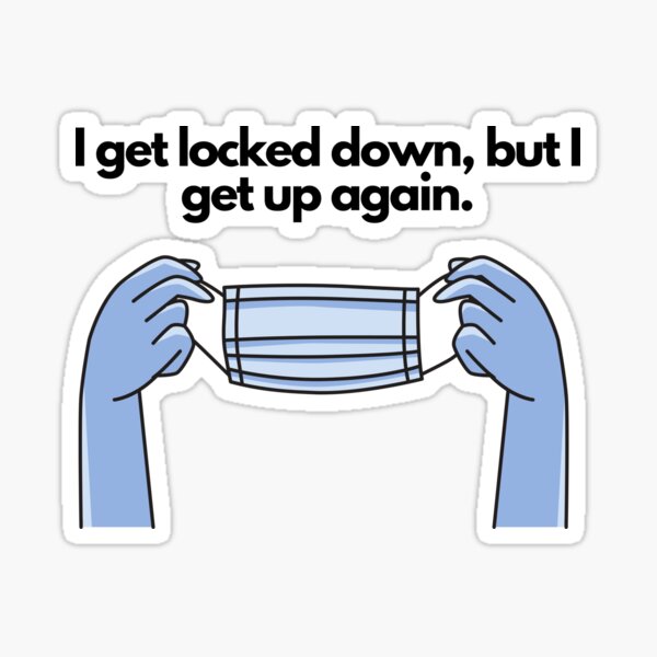 Item preview, I Get Locked Down designed and sold by LTTRBX.