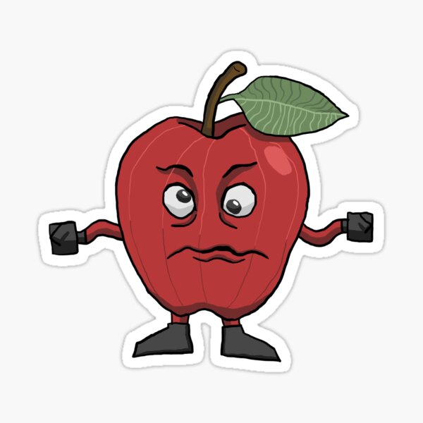 Rotten Apple Sticker