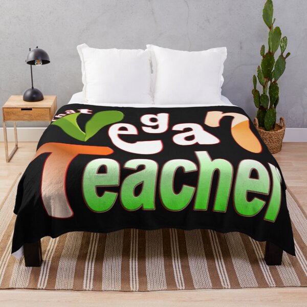 Item preview, THAT FUNNY AND SPORTY VEGAN TEACHER designed and sold by Ralek.