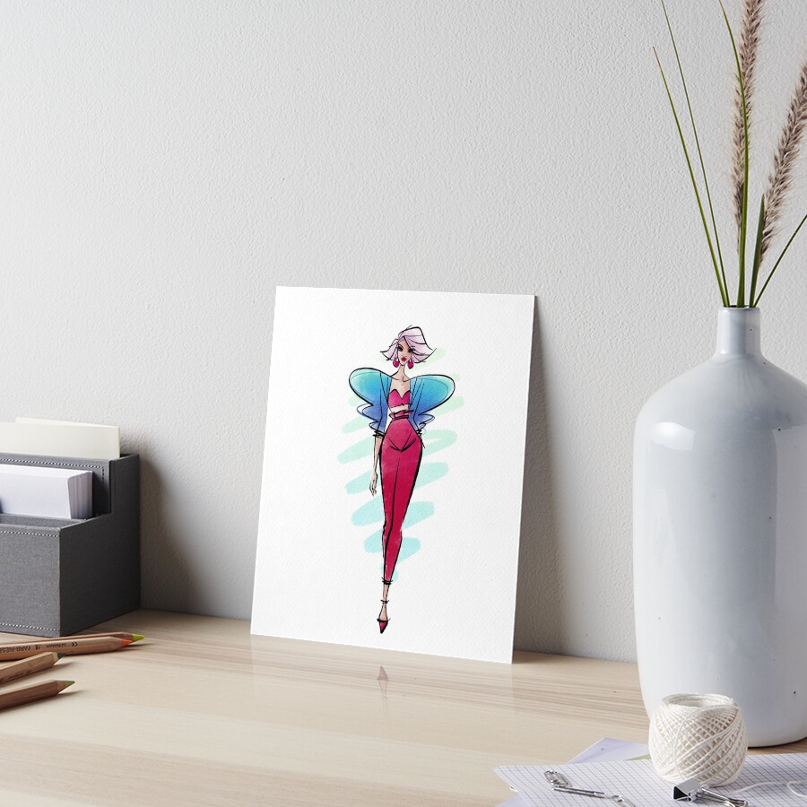 Item preview, Art Board Print designed and sold by RikDrawsThings.