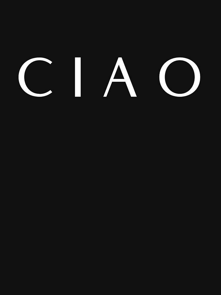 CIAO Italian design how to say hello and goodbye by BlackRhino1