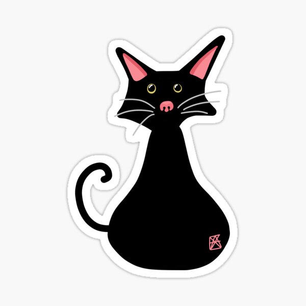 Item preview, Black Kitty designed and sold by Alexandria Wogoman.