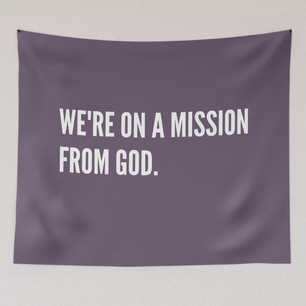 Item preview, We're On A Mission From God designed and sold by Lime-Spring.