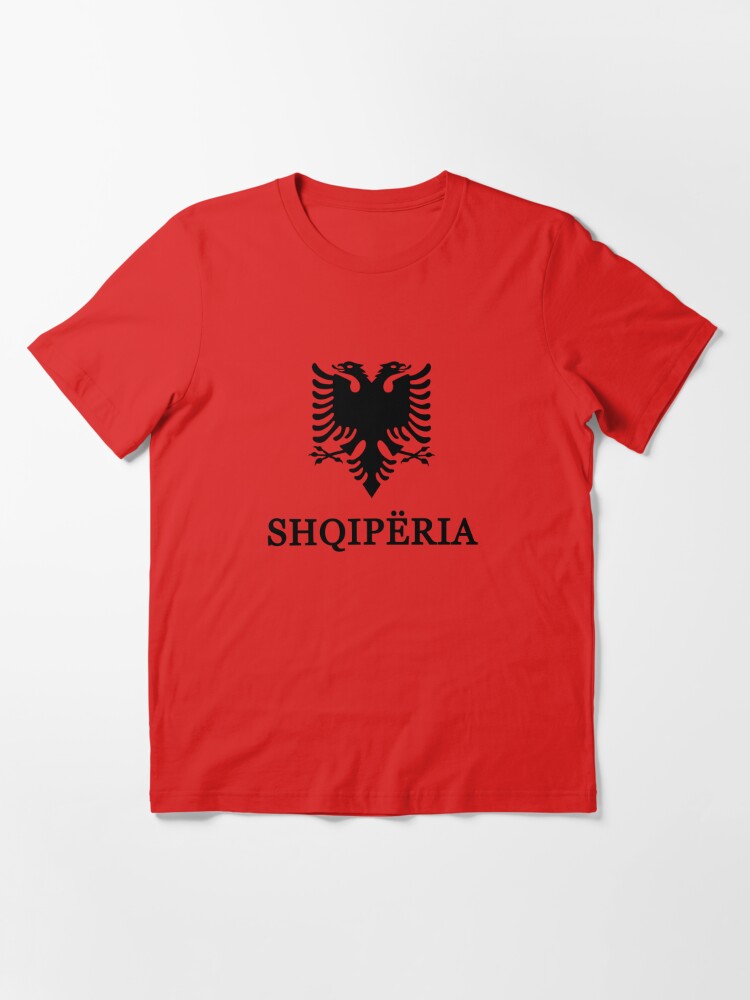 Albania Scarabocchio Bandiera T-Shirt Maglia Regalo Shqipëria