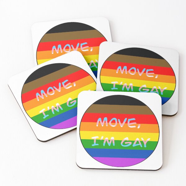 Item preview, Move, I’m Gay designed and sold by Nonbinaryfrog.