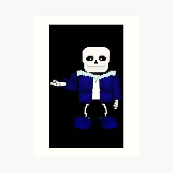 Minecraft Pixel Art Templates: Sans - Undertale