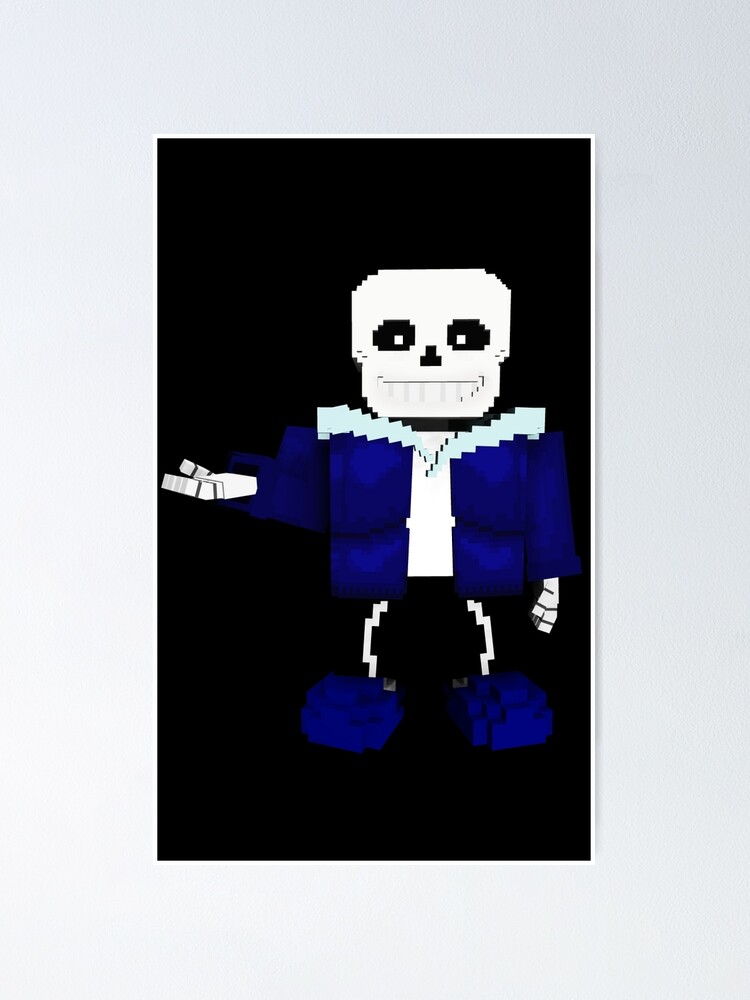 Sans - Undertale - Minecraft Poster for Sale by kijkopdeklok