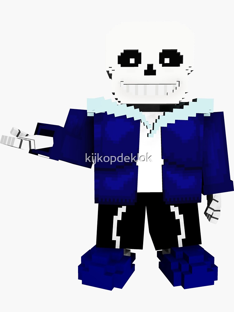 Sans - Undertale - Minecraft Poster for Sale by kijkopdeklok