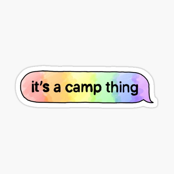 Item preview, "It's A Camp Thing" Text Message designed and sold by Ashleigh Does Art Stuff.