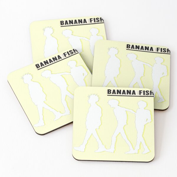 Item preview, Banana Fish Silhouettes designed and sold by TheGoldenShop.
