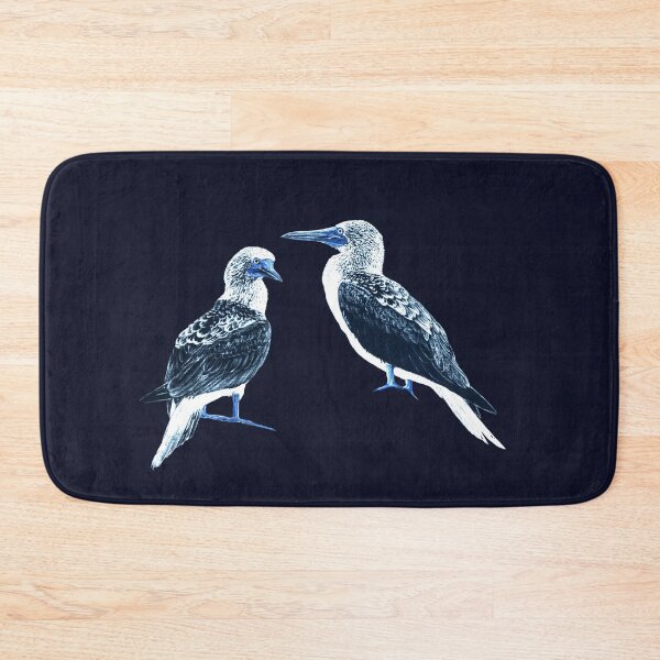 Item preview, Beautiful painted pair of blue-footed boobies from Panama designed and sold by LoesRoos.