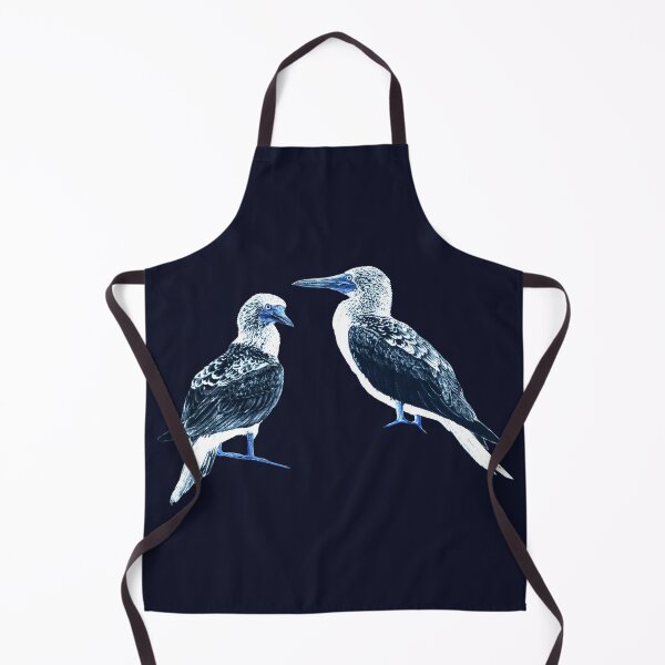 Item preview, Beautiful painted pair of blue-footed boobies from Panama designed and sold by LoesRoos.